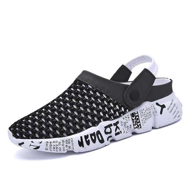 Men beach shoes,Slip On Garden Shoes Lightweight Beach Sandals For Men Sneakers Slippers Men Shoes Big Size 39-46