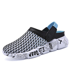 Men beach shoes,Slip On Garden Shoes Lightweight Beach Sandals For Men Sneakers Slippers Men Shoes Big Size 39-46