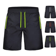 Men's Zipper Breathable Shorts Fitness Casual Joggers Brand Sporting Short Sweatpants