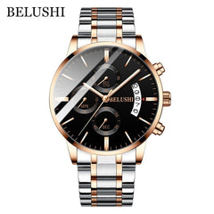 Men's Watch Luxury Brand BELUSHI High-end Man Business Casual Watches Mens Waterproof Sports