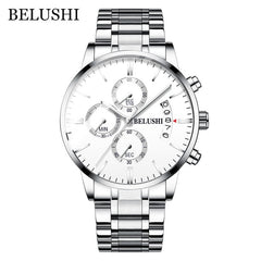 Men's Watch Luxury Brand BELUSHI High-end Man Business Casual Watches Mens Waterproof Sports