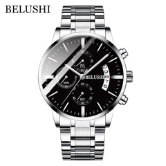 Men's Watch Luxury Brand BELUSHI High-end Man Business Casual Watches Mens Waterproof Sports