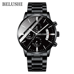 Men's Watch Luxury Brand BELUSHI High-end Man Business Casual Watches Mens Waterproof Sports