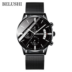 Men's Watch Luxury Brand BELUSHI High-end Man Business Casual Watches Mens Waterproof Sports