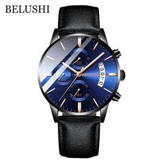 Men's Watch Luxury Brand BELUSHI High-end Man Business Casual Watches Mens Waterproof Sports