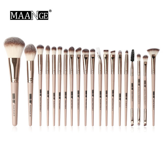 Makeup brushes set professional with Natural Hair Foundation Powder Eye shadow Make up Brush