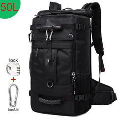 KAKA 50L Waterproof Travel Backpack Men Women Multifunction 17.3 Laptop Backpacks Male outdoor Luggage Bag mochilas Best quality