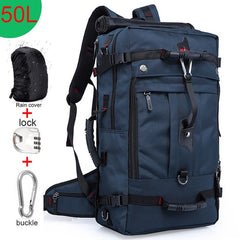 KAKA 50L Waterproof Travel Backpack Men Women Multifunction 17.3 Laptop Backpacks Male outdoor Luggage Bag mochilas Best quality