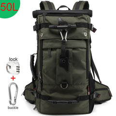 KAKA 50L Waterproof Travel Backpack Men Women Multifunction 17.3 Laptop Backpacks Male outdoor Luggage Bag mochilas Best quality