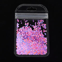 Holographic Butterfly Shape Nail Art Glitter Micro Laser Star Flakes 3D Silver Gold Sequins Polish Manicure Nail Decoration