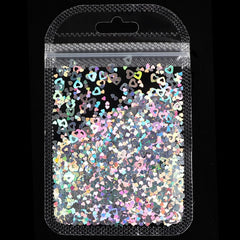 Holographic Butterfly Shape Nail Art Glitter Micro Laser Star Flakes 3D Silver Gold Sequins Polish Manicure Nail Decoration