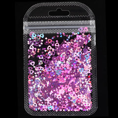 Holographic Butterfly Shape Nail Art Glitter Micro Laser Star Flakes 3D Silver Gold Sequins Polish Manicure Nail Decoration