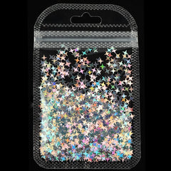 Holographic Butterfly Shape Nail Art Glitter Micro Laser Star Flakes 3D Silver Gold Sequins Polish Manicure Nail Decoration