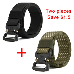 Tactical Belt New Nylon Army Belt Men Molle Military SWAT Combat Belts Knock Off Emergency Survival Belt Tactical Gear Dropship