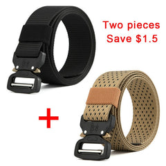 Tactical Belt New Nylon Army Belt Men Molle Military SWAT Combat Belts Knock Off Emergency Survival Belt Tactical Gear Dropship