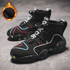 Shoes For Men Sneakers Casual Men Sock Shoes Breathable Tenis Masculino Adulto High Top Man Trainers Zapatos Hombre Sapatos