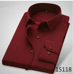 DAVYDAISY Hot Sale High Quality Men Shirt Long Sleeve Twill Solid Causal  Formal Business Shirt Brand Man Dress Shirts DS085