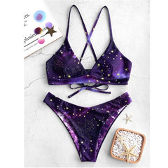 Sunflower Printed Bikini Set Sexy  Swimwear Women 2020 Mujer Push Up Padded Biquini Bathers Bandage Bathing Suit Swimsuit Bikini