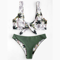 Sunflower Printed Bikini Set Sexy  Swimwear Women 2020 Mujer Push Up Padded Biquini Bathers Bandage Bathing Suit Swimsuit Bikini