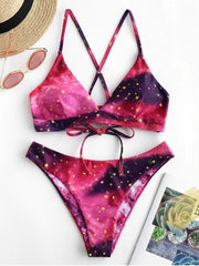 Sunflower Printed Bikini Set Sexy  Swimwear Women 2020 Mujer Push Up Padded Biquini Bathers Bandage Bathing Suit Swimsuit Bikini