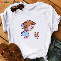 Vogue Princess Kawaii Harajuku T Shirt Women Ullzang Cute Anime T-shirt Funny Cartoon Graphic Tshirt 90s Fashion Top Tees Female