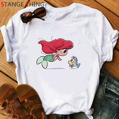 Vogue Princess Kawaii Harajuku T Shirt Women Ullzang Cute Anime T-shirt Funny Cartoon Graphic Tshirt 90s Fashion Top Tees Female