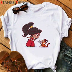 Vogue Princess Kawaii Harajuku T Shirt Women Ullzang Cute Anime T-shirt Funny Cartoon Graphic Tshirt 90s Fashion Top Tees Female