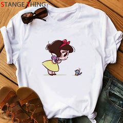 Vogue Princess Kawaii Harajuku T Shirt Women Ullzang Cute Anime T-shirt Funny Cartoon Graphic Tshirt 90s Fashion Top Tees Female