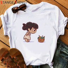 Vogue Princess Kawaii Harajuku T Shirt Women Ullzang Cute Anime T-shirt Funny Cartoon Graphic Tshirt 90s Fashion Top Tees Female