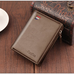 Baellerry short Men wallets fashion new card purse Multifunction organ leather wallet for male zipper wallet with coin pocket