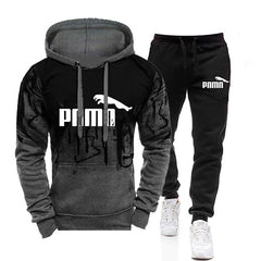 2 Pieces Sets Tracksuit Men Hooded Sweatshirt+pants Pullover Hoodie Sportwear Suit Ropa Hombre Casual Men Clothes Size S-4XL