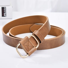 NO.ONEPAUL women belt Genuine Leather New Punk style fashion Pin Buckle jeans Decorative Belt Chain luxury brand belts for women