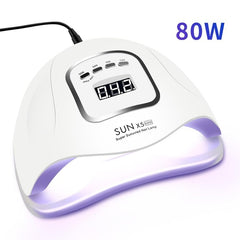 120w uv led lamp for nail dryer two hands ice lamp 54 ledsfor manicure gel nail lamp drying lamp for gel varnish