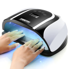 120w uv led lamp for nail dryer two hands ice lamp 54 ledsfor manicure gel nail lamp drying lamp for gel varnish