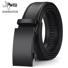 [DWTS]Men Belt Male Genuine Leather Belts For Men Automatic Male Belts Leather Belt Men dropshipping Black Belts cinturon hombre