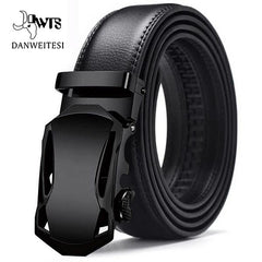 [DWTS]Men Belt Male Genuine Leather Belts For Men Automatic Male Belts Leather Belt Men dropshipping Black Belts cinturon hombre