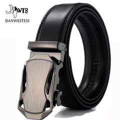 [DWTS]Men Belt Male Genuine Leather Belts For Men Automatic Male Belts Leather Belt Men dropshipping Black Belts cinturon hombre