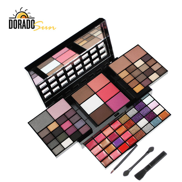 DORADOSUN Makeup Set Water-proof Eyeshadow Pallete Professional Lip Gloss Kits Blush Foundation Make-up Eye Glitters