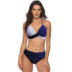 Sexy Bikini Set Swimwear Women Print Swimsuit Push Up Polka Dots Bikini