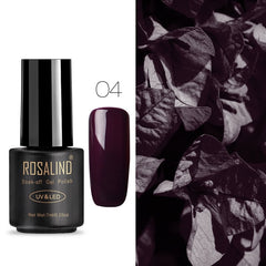 ROSALIND Gel Nail Polish Nail Art Vernis Semi Permanant UV Primer Manicure 7ML Top Coat Primer Gel Lak Hybrid Nail Polishes