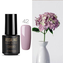 ROSALIND Gel Nail Polish Nail Art Vernis Semi Permanant UV Primer Manicure 7ML Top Coat Primer Gel Lak Hybrid Nail Polishes