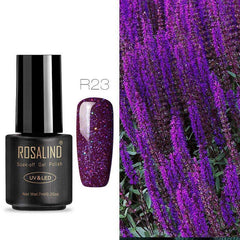 ROSALIND Gel Nail Polish Nail Art Vernis Semi Permanant UV Primer Manicure 7ML Top Coat Primer Gel Lak Hybrid Nail Polishes