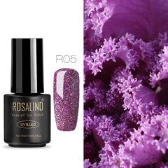 ROSALIND Gel Nail Polish Nail Art Vernis Semi Permanant UV Primer Manicure 7ML Top Coat Primer Gel Lak Hybrid Nail Polishes