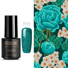 ROSALIND Gel Nail Polish Nail Art Vernis Semi Permanant UV Primer Manicure 7ML Top Coat Primer Gel Lak Hybrid Nail Polishes