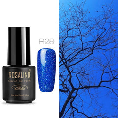 ROSALIND Gel Nail Polish Nail Art Vernis Semi Permanant UV Primer Manicure 7ML Top Coat Primer Gel Lak Hybrid Nail Polishes