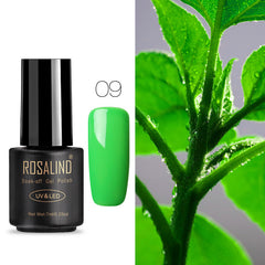 ROSALIND Gel Nail Polish Nail Art Vernis Semi Permanant UV Primer Manicure 7ML Top Coat Primer Gel Lak Hybrid Nail Polishes