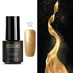 ROSALIND Gel Nail Polish Nail Art Vernis Semi Permanant UV Primer Manicure 7ML Top Coat Primer Gel Lak Hybrid Nail Polishes