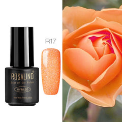 ROSALIND Gel Nail Polish Nail Art Vernis Semi Permanant UV Primer Manicure 7ML Top Coat Primer Gel Lak Hybrid Nail Polishes