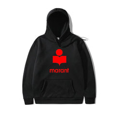 ¡Novedad de 2019! Sudadera con capucha con logotipo delantero Harajuku de manga larga con estampado de vellón de hip hop para hombres y mujeres