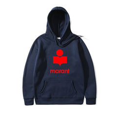 ¡Novedad de 2019! Sudadera con capucha con logotipo delantero Harajuku de manga larga con estampado de vellón de hip hop para hombres y mujeres